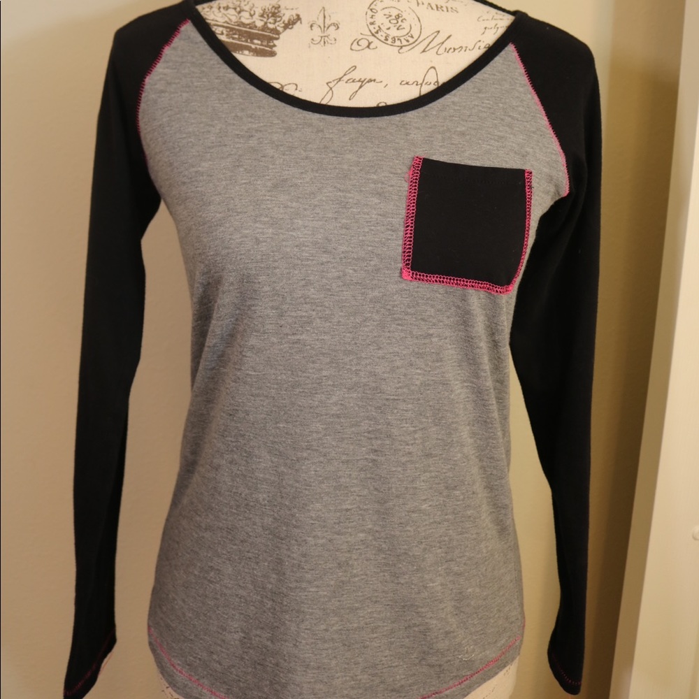 New joe boxer pocket long sleeve tee medium